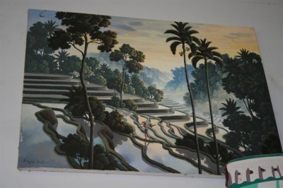 Quadro con paesaggio Bali